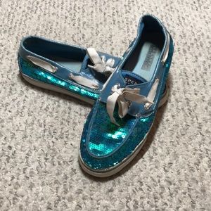 Sequin Sperry Boat Shoes